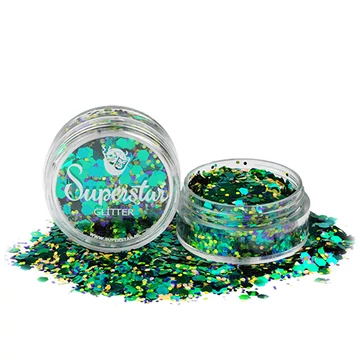 Chunky csillám mix 8 ml - Peacock