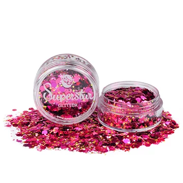Chunky csillám mix 8 ml - Pink Lady