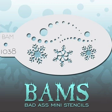 Bad Ass Mini Stencil 1038