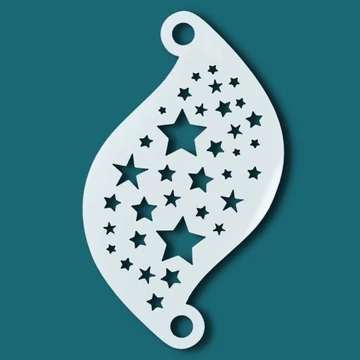 Superstar arcfestő sablon - Csillagok