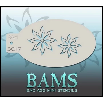 Bad Ass Mini Stencil 3017