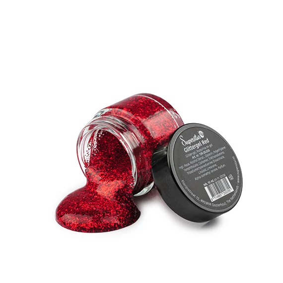 Csillámzselé Red 15 ml.