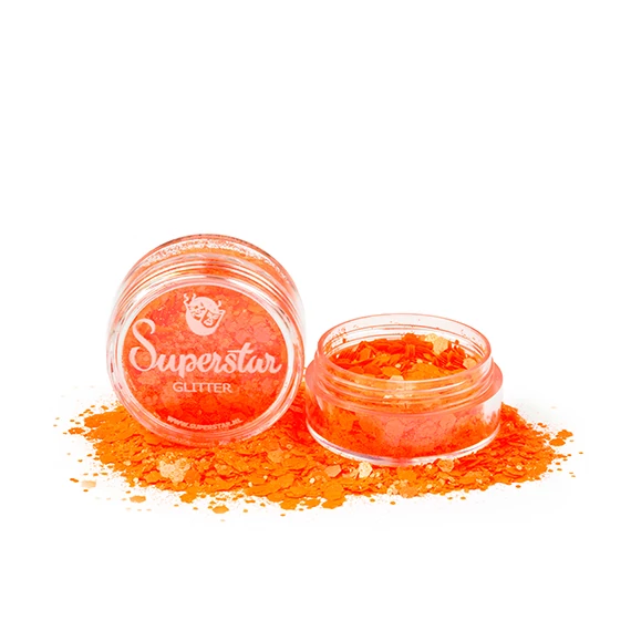 Chunky csillám mix 8 ml - Fuorescent Orange