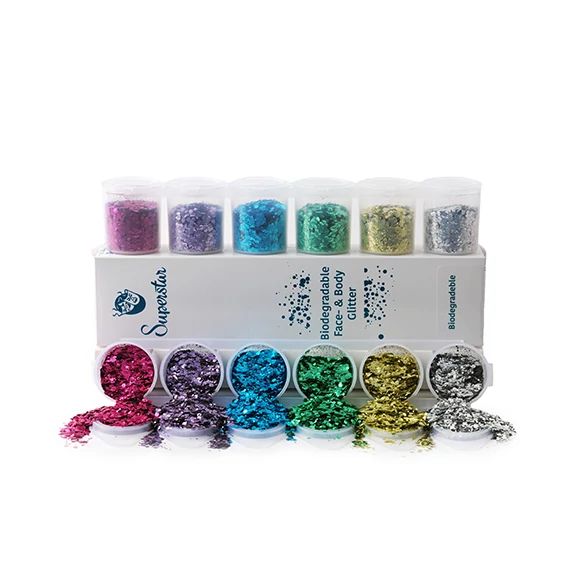 Superstar GlitterMix Biológiailag lebomló Chunky 90 ml.