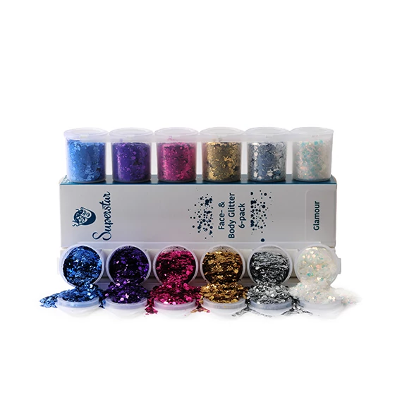 Superstar GlitterMix Glamour Chunky 130 ml.