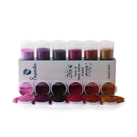 Superstar GlitterMix Autumn Flame 6-os 90 ml.