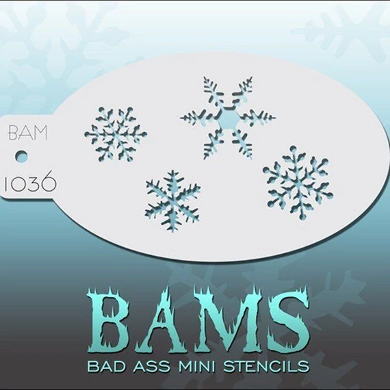 Bad Ass Mini Stencil 1036