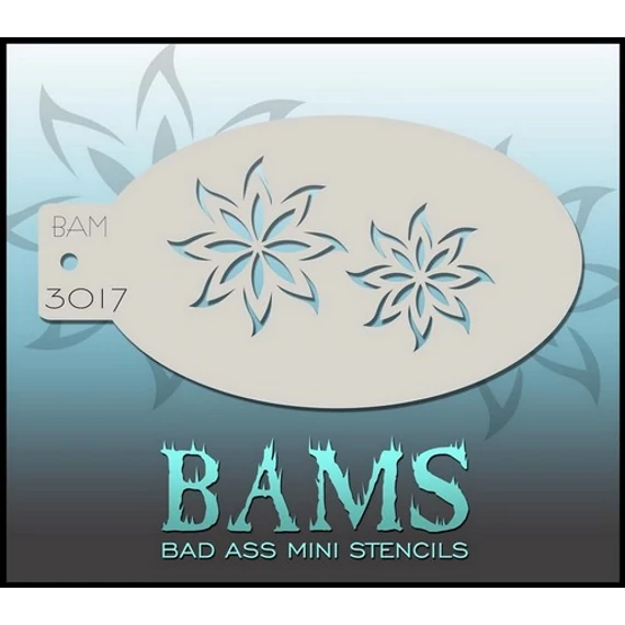 Bad Ass Mini Stencil 3017