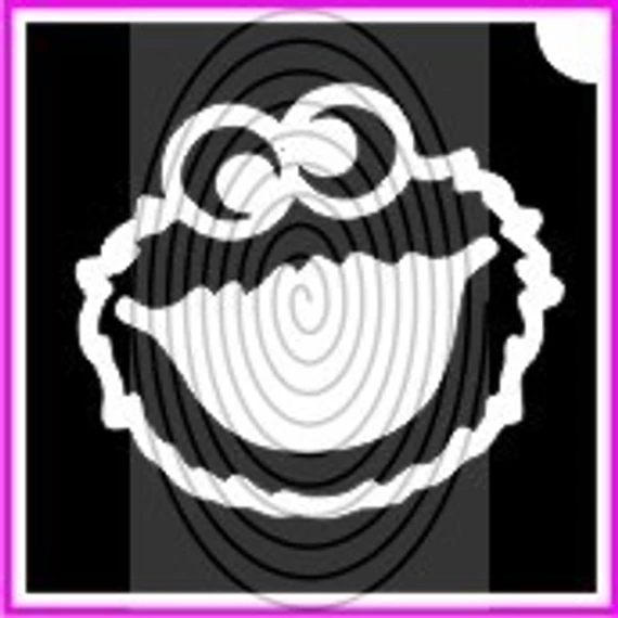 Sütiszörny fej, Cookie Monster (csss0376)